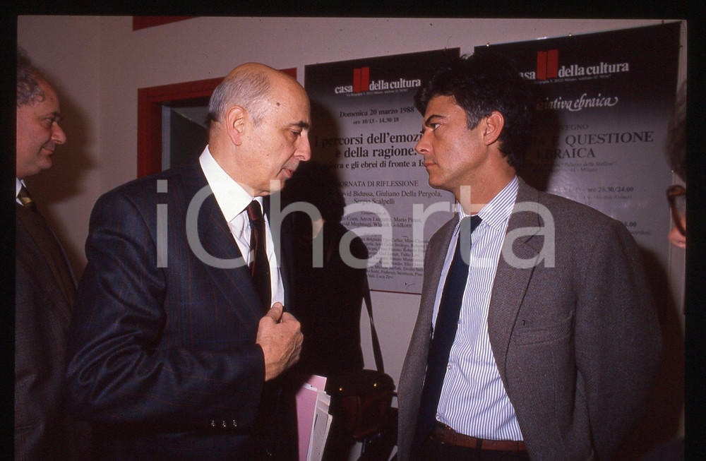 35mm vintage slide* 1988 MILANO Claudio MARTELLI Giorgio NAPOLITANO (6)