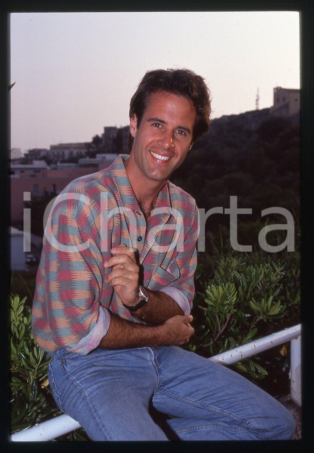 35mm vintage slide*1990 ca -COSTUME - Todd McKEE Ritratto dell'attore 15