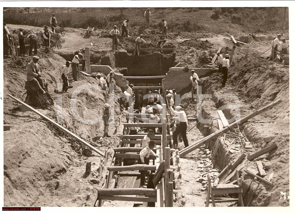 Fotografia d epoca originale 1933 Bonifica di Rosarno,  BONIFICHE CALABRESI, photo 1