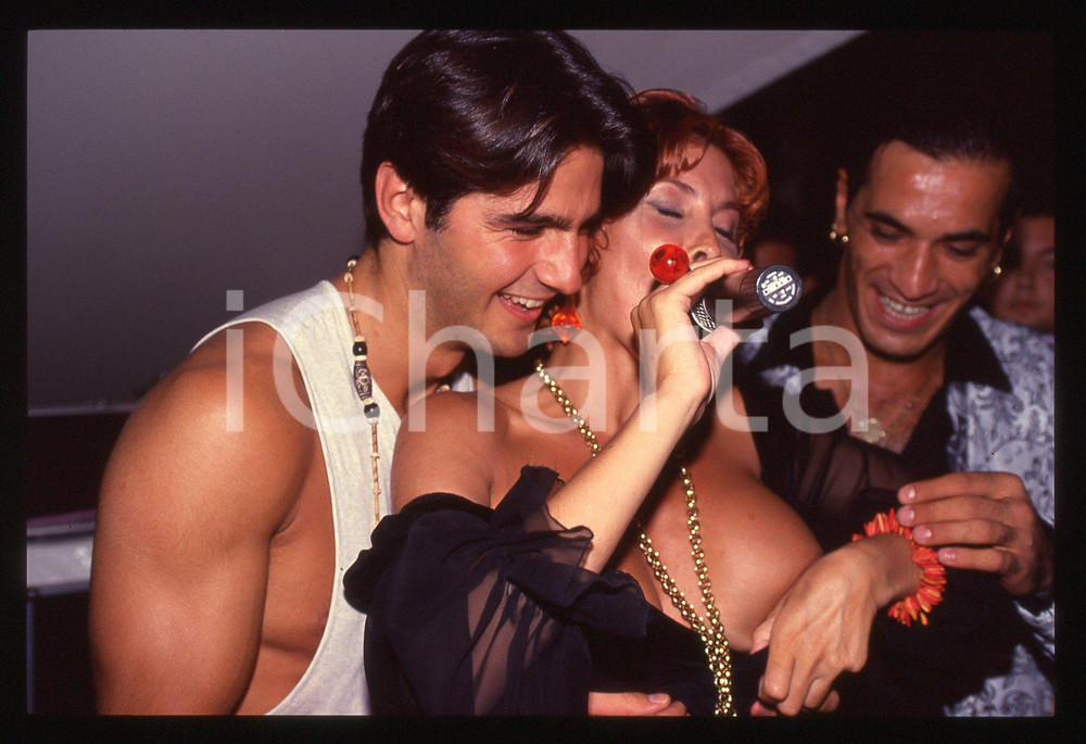 35mm vintage slide* 1995 ca ITALIA Milly D'ABBRACCIO Giuseppe CONVERTINI GHYBLJ