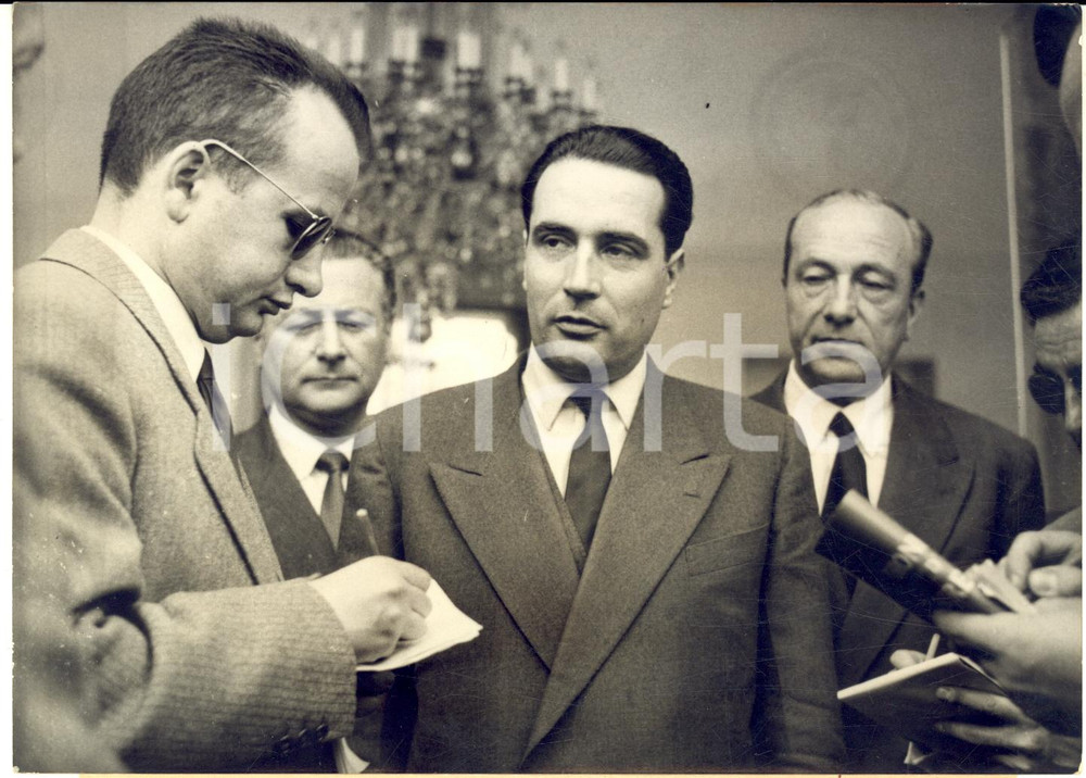 1953 PARIS Crise ministérielle - François MITTERRAND Claude LEMAITRE-BASSET