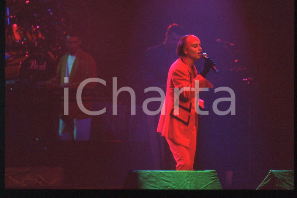35mm vintage slide* 1990ca MUSICA Lisa STANSFIELD in concerto (58)