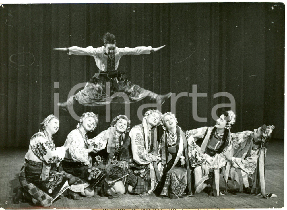 1959 PARIS Ukranian State Ballet opens the season - Rehearsal *Photo 18x13 cm