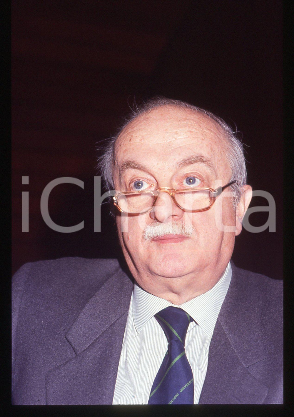 35mm vintage slide* 1995 ca MILANO Sergio VACCÀ Ritratto del professore (3)
