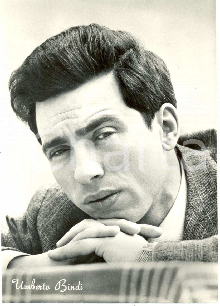 Cartolina originale da collezione 1960 ca MUSICA Umberto BINDI Ritratto Cartolina FG NV 1 1