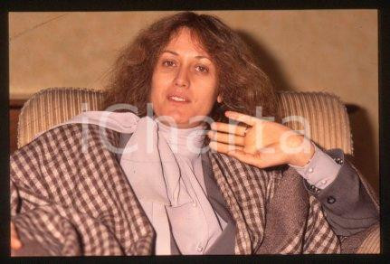 Noelle CHATELET - LITERATURE Portrait of writer 1989 ca * 35 mm vintage slide 16