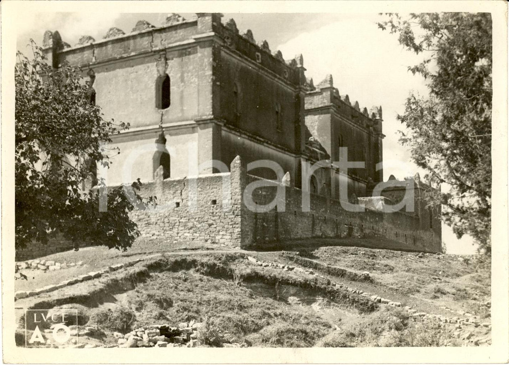 Fotografia d epoca originale 1936 MACALLE  Etiopia A.O.I. Scorcio GHEBI Architetto Giacomo NARETTI Foto 1