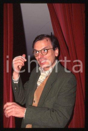 35mm vintage slide* 1995 ca MILAN Portrait of Italian actor Vittorio VIVIANI (3)