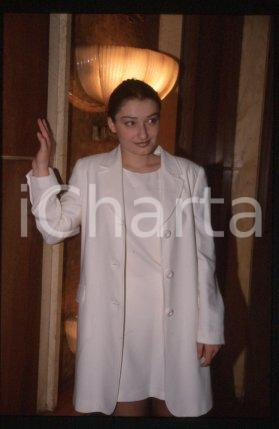 35mm vintage slide* 1998 MILANO TEATRO "HOLLYWOOD" L'attrice Julka BEDESCHI (1)