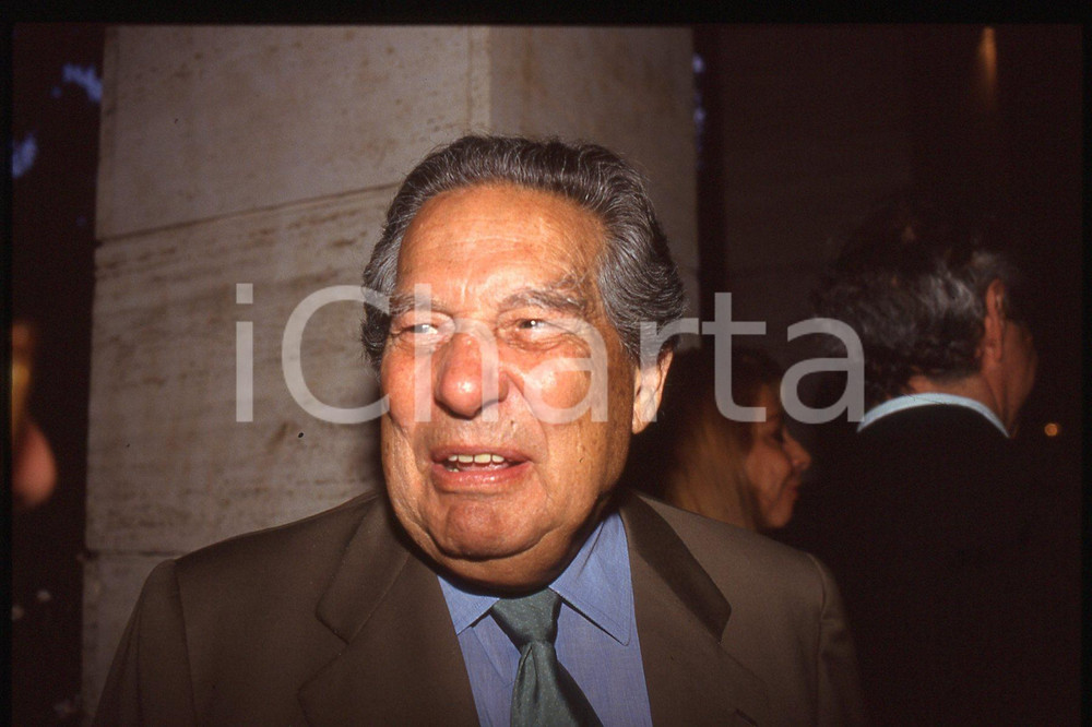 35mm vintage slide* 1992ca MILAN Nobel Prize winner for Literature Octavio PAZ 5