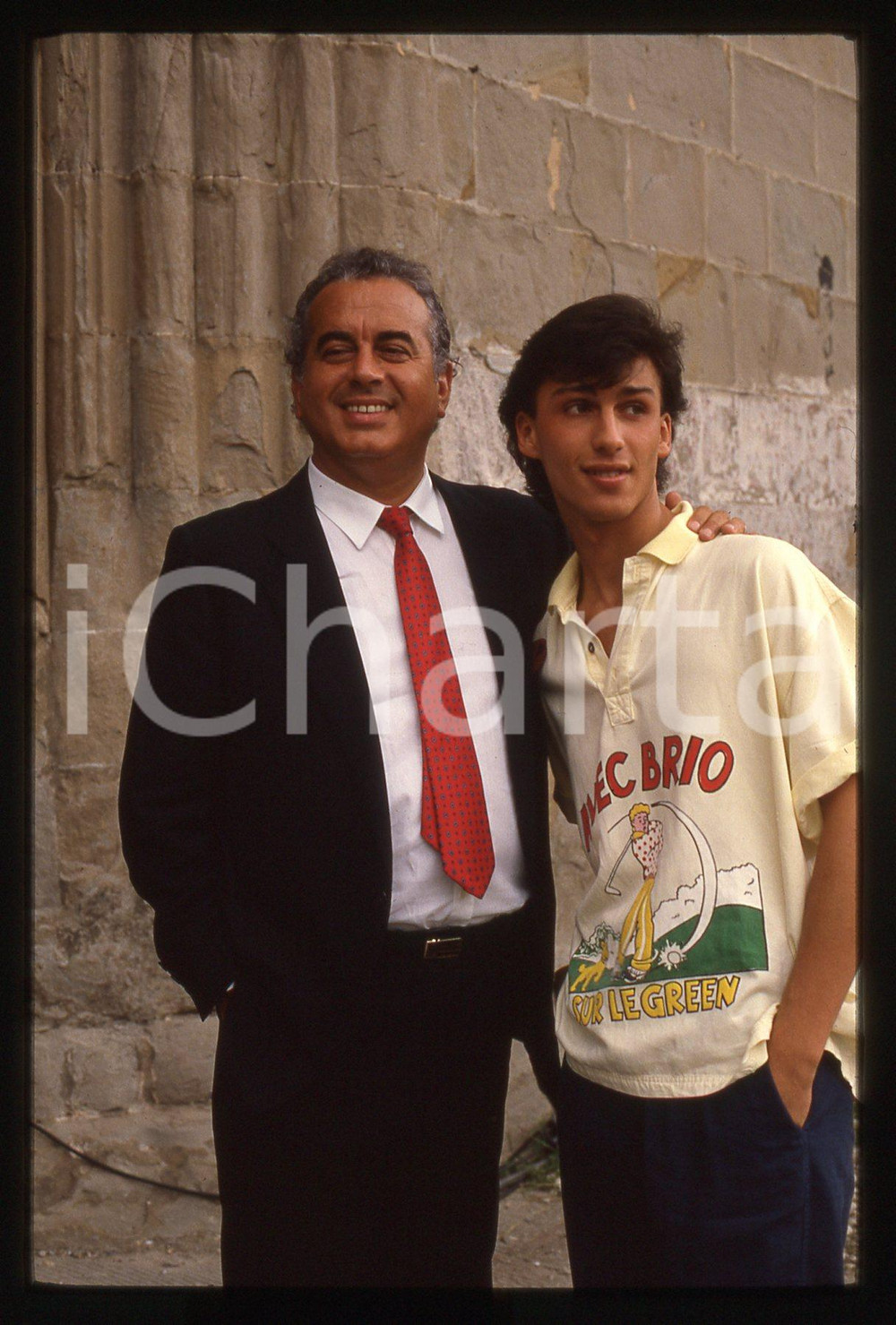 35mm vintage slide* 1987 ARENA DI VERONA Vittorio e Andrea SALVETTI Ritratto (6)