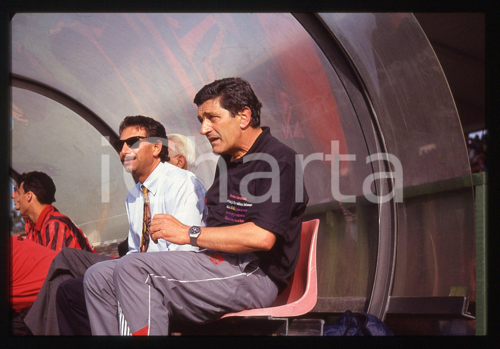 35mm vintage slide* 1991 LUCCA - CALCIO Corrado ORRICO Allenatore LUCCHESE (9)