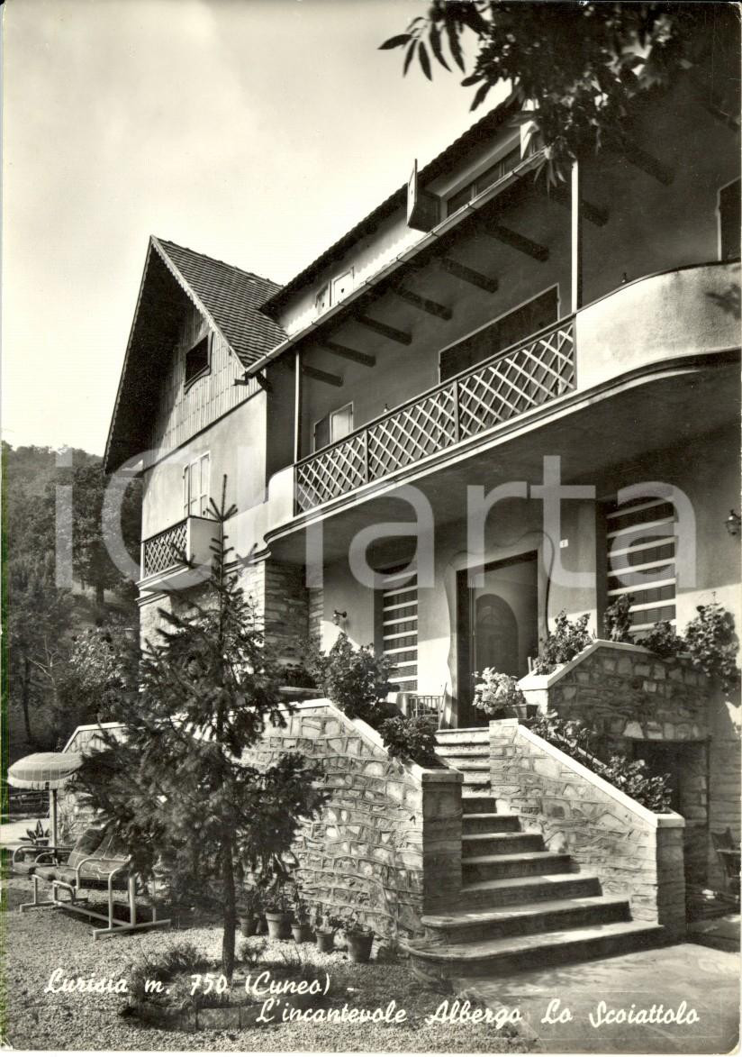 Cartolina originale da collezione 1964 ROCCAFORTE MONDOVI  CN Albergo LO SCOIATTOLO a LURISIA Cartolina FG VG 1