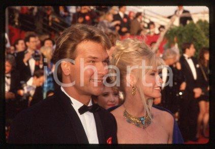 35mm vintage slide* 1992 LOS ANGELES Patrick SWAYZE and wife Lisa NIEMI (22)