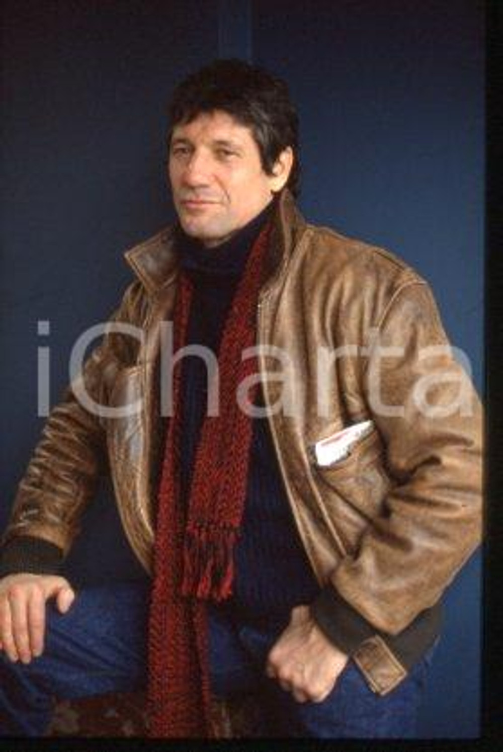 35mm vintage slide* 1990 ca ITALY American actor Fred WARD (4)