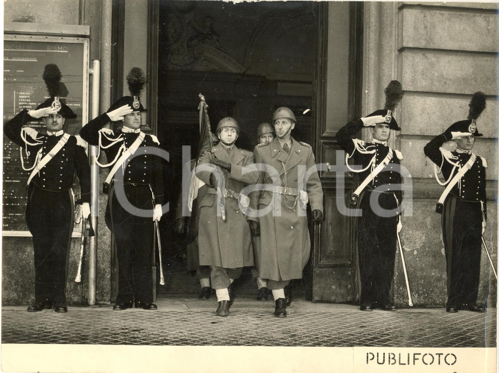 1953 GENOVA Rientro 157° Reggimento Fanteria dalla Jugoslavia *Foto 24x18 cm