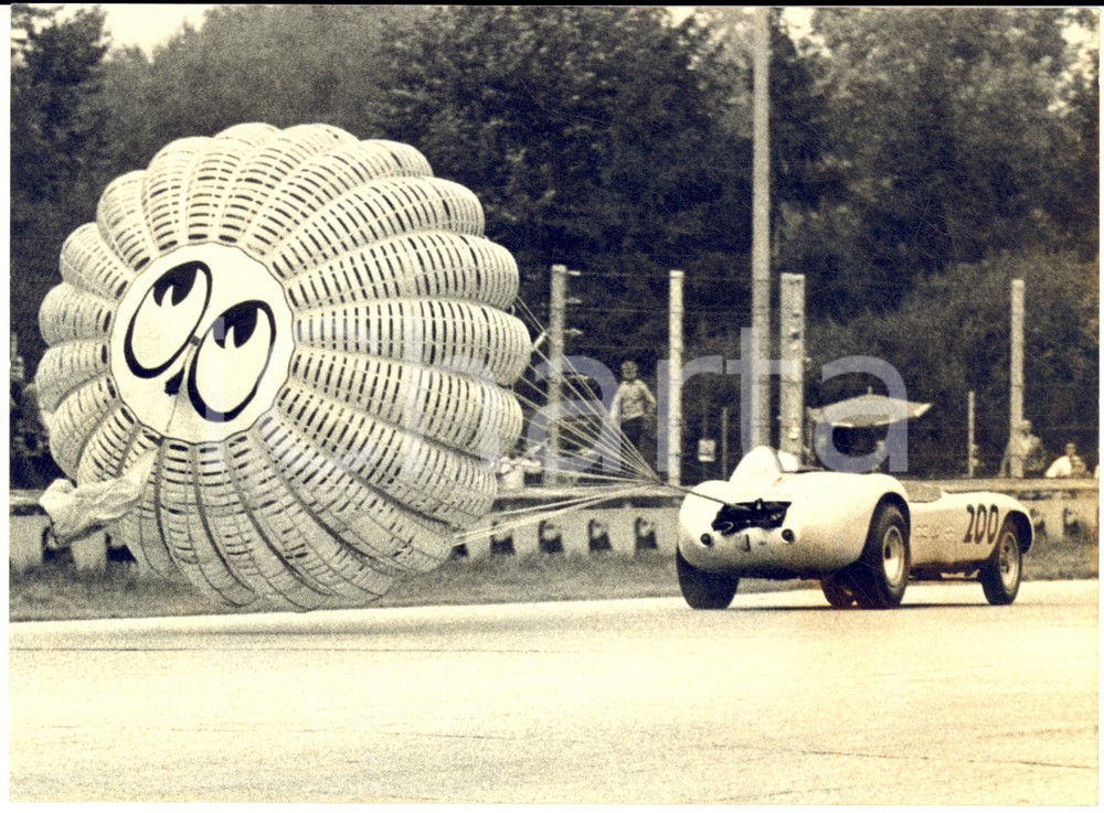 1964 AUTOMOBILISMO MONZA Spettacolare gara di dragster - Foto 18x13 cm