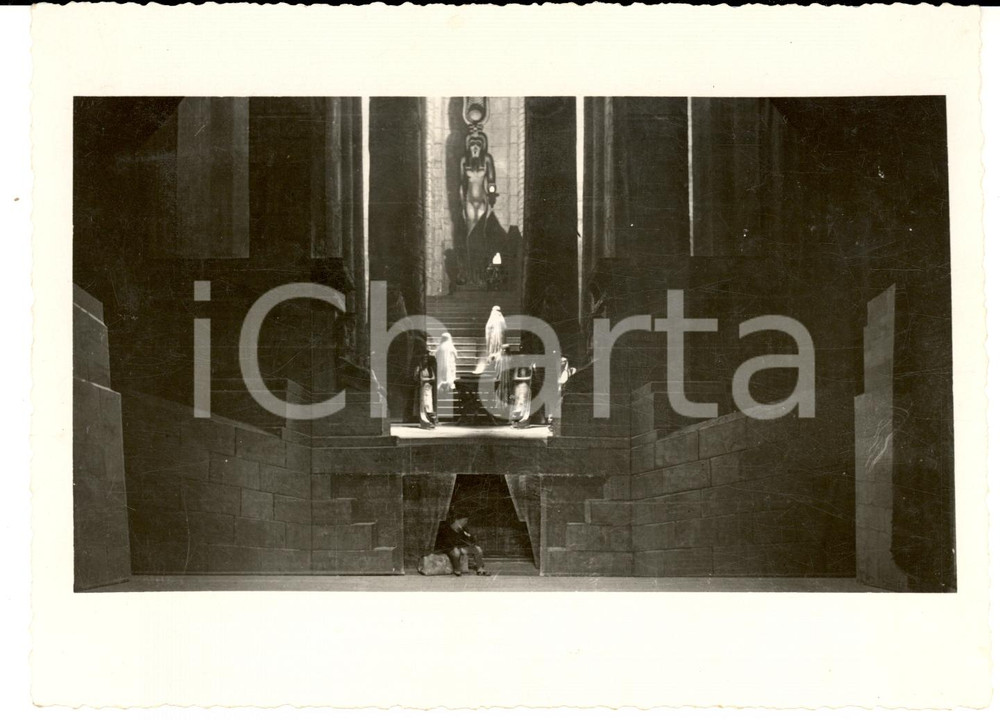 Fotografia d epoca originale 1940 ROMA TEATRO DELL OPERA  Alceste  Allestimento Pietro ASCHIERI Fotografia 1