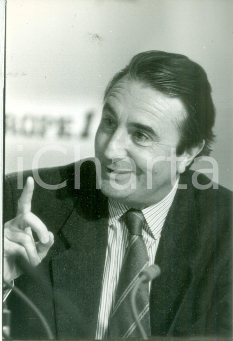 Fotografia d epoca originale 1990 PARIS JeanPierre SOISSON al Club de la Presse d EUROPE 1 Fotografia 1