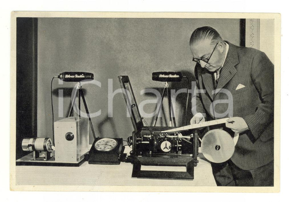 Fotografia d'epoca originale 1936 OLIMPIADI BERLINO Taratura cronografo - foto 1