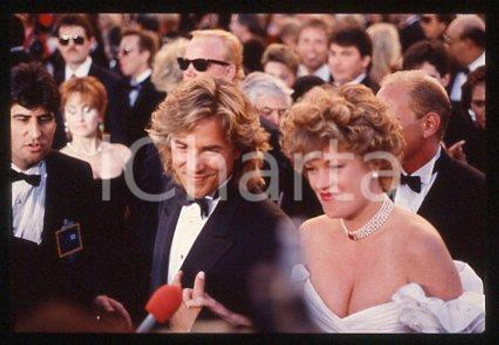 35mm vintage slide* 1989 LOS ANGELES Don JOHNSON and Melanie GRIFFITH (16)