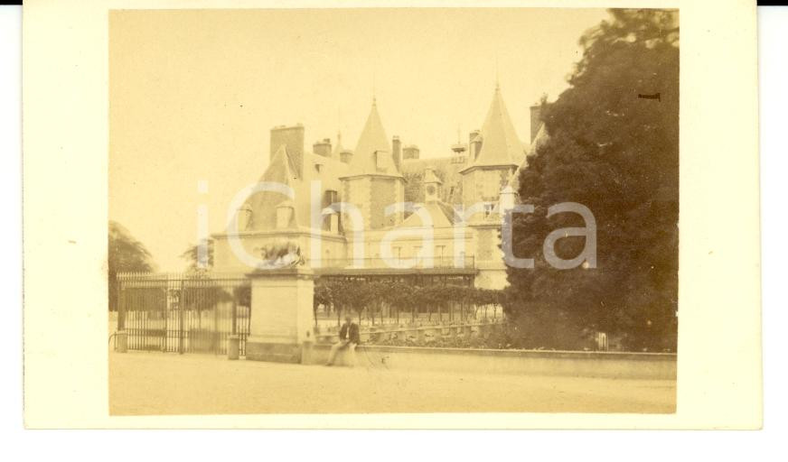 Fotografia d epoca originale 1890 VICHY F Vue du Chateau de RANDON Photo ed. MESNARD 1