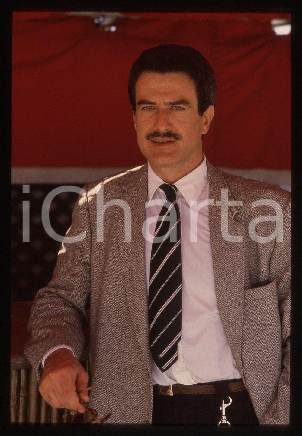 35mm vintage slide* 1985 ca ITALIA TEATRO Giuseppe PAMBIERI Ritratto attore (10)