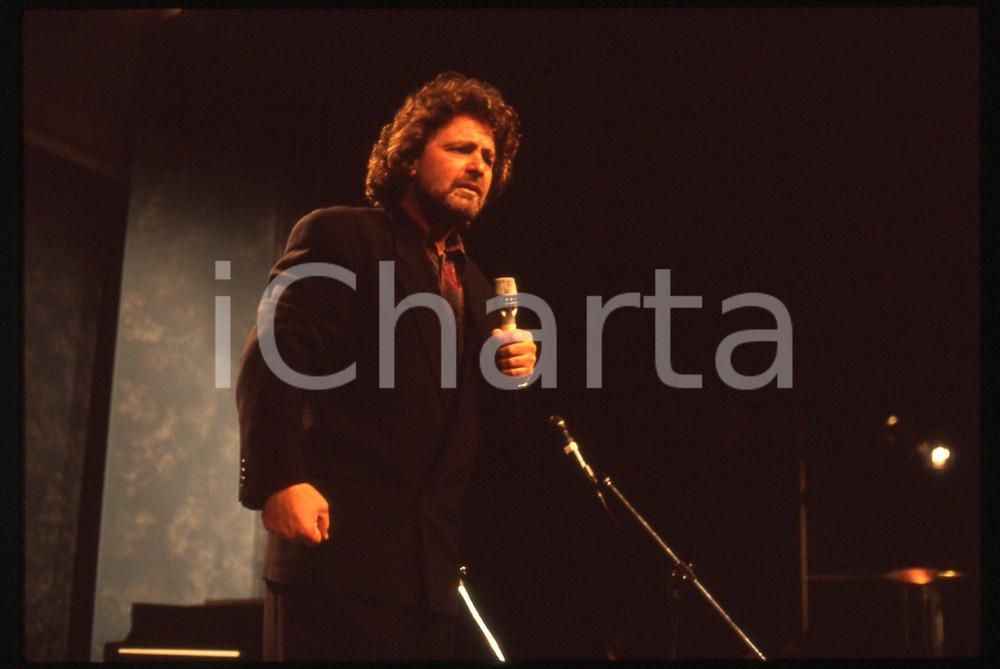 35mm vintage slide* 1991 SAINT-VINCENT Festival della Satira Beppe GRILLO (8)