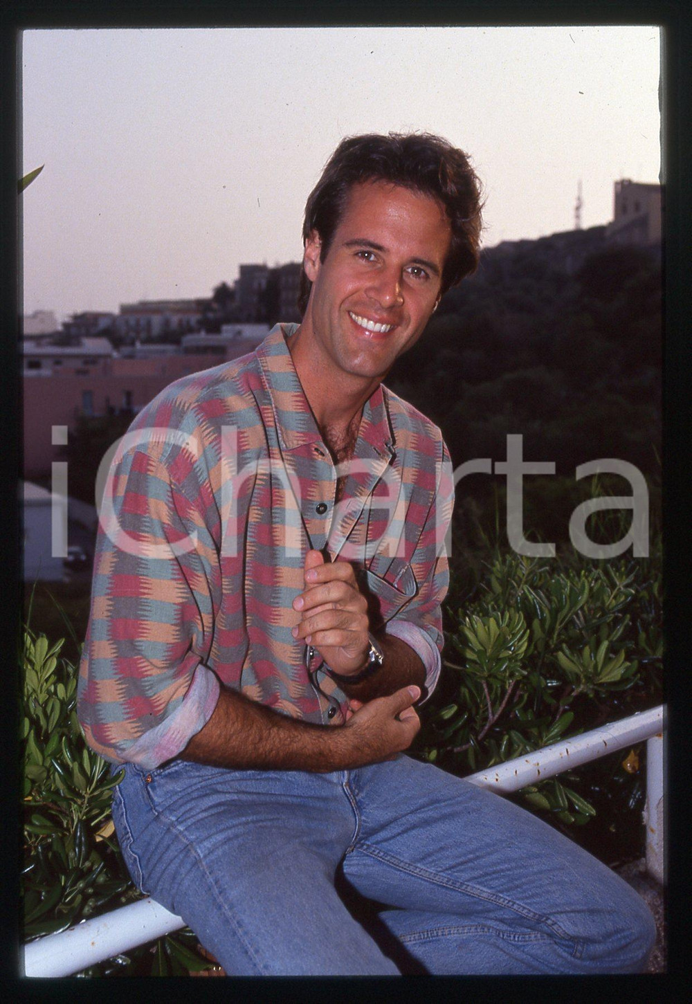 35mm vintage slide*1990 ca -COSTUME - Todd McKEE Ritratto dell'attore