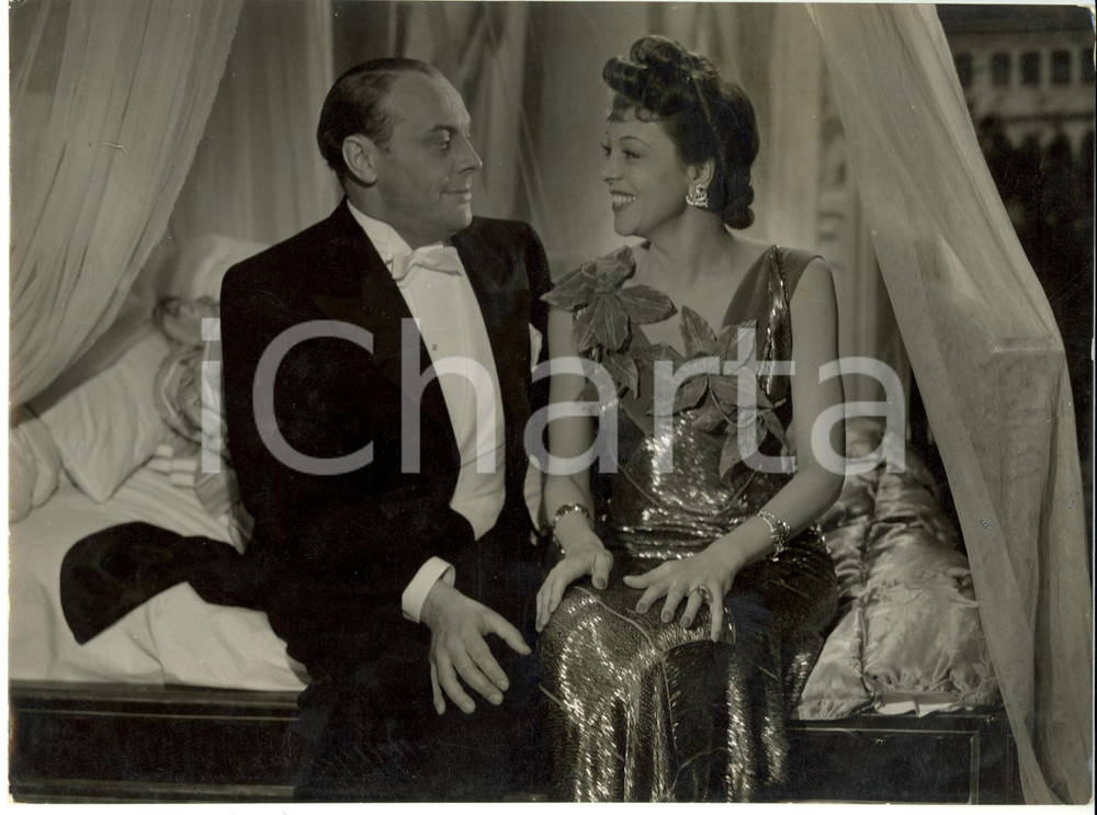 Fotografia d epoca originale 1942 Eine Nacht in Venedig  Paul Verhoeven Harald PAULSEN Lizzi WALDMULLER Foto 1