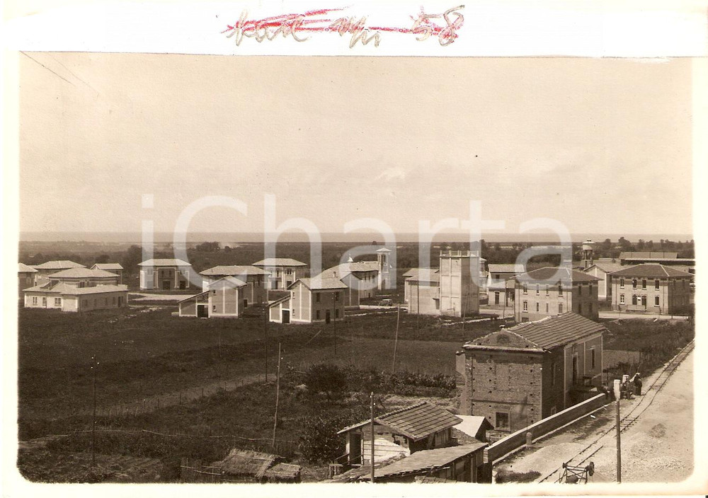 Fotografia d'epoca originale 1930 LAMEZIA TERME Villaggio SANT'EUFEMIA BIFORCAZIONE 1