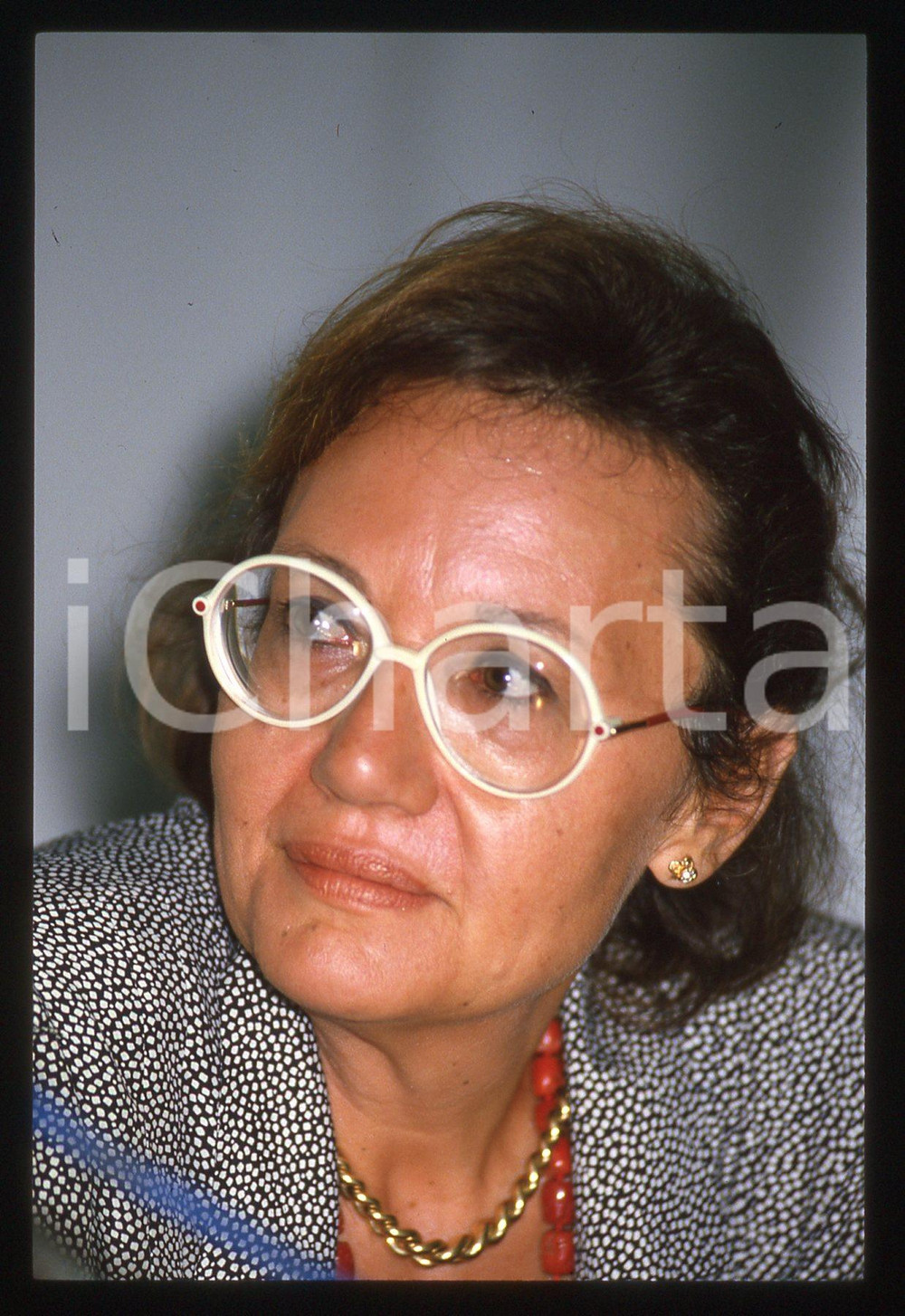 35mm vintage slide* 1990ca ITALIA COSTUME Maria VENTURI Ritratto scrittrice (10)
