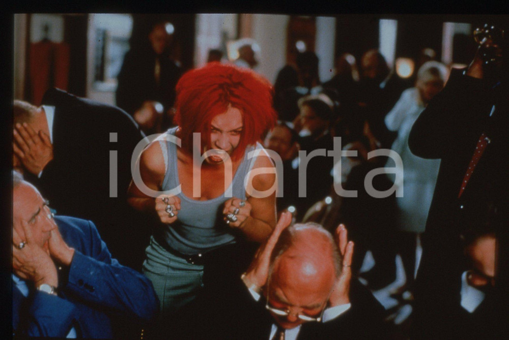 35mm vintage slide*1998 LOLA RENNT Franka POTENTE in una scena del film