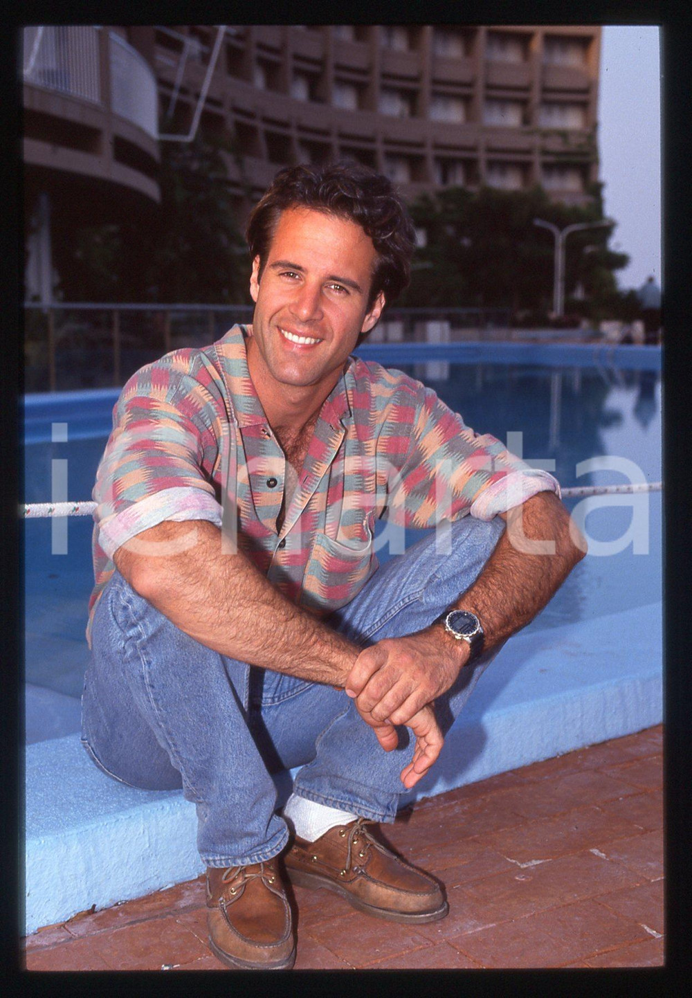 35mm vintage slide*1990 ca -COSTUME - Todd McKEE Ritratto dell'attore 8