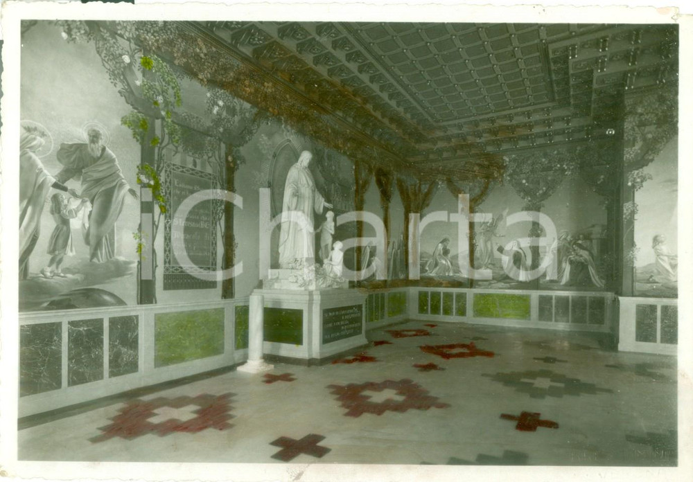 Fotografia d epoca originale 1955 ca VERONA Santa Teresa del Bambin GesÃ¹ Fotografia COLORATA A MANO 1