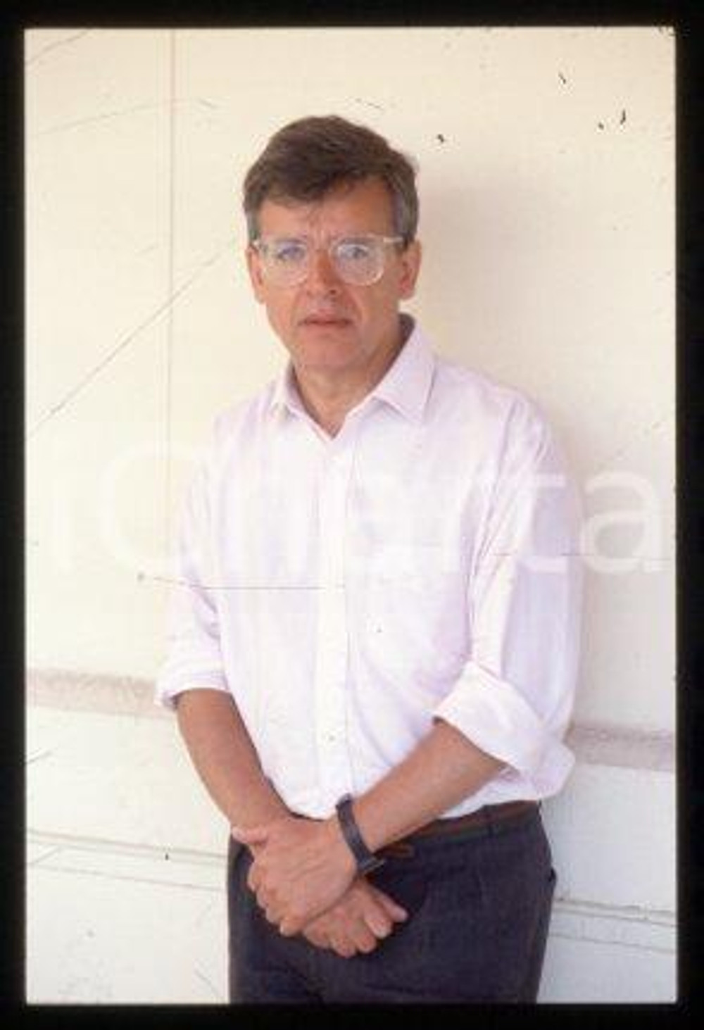 Alain CAVALIER CANNES Festival French film director 1986 *35mm vintage slide 15