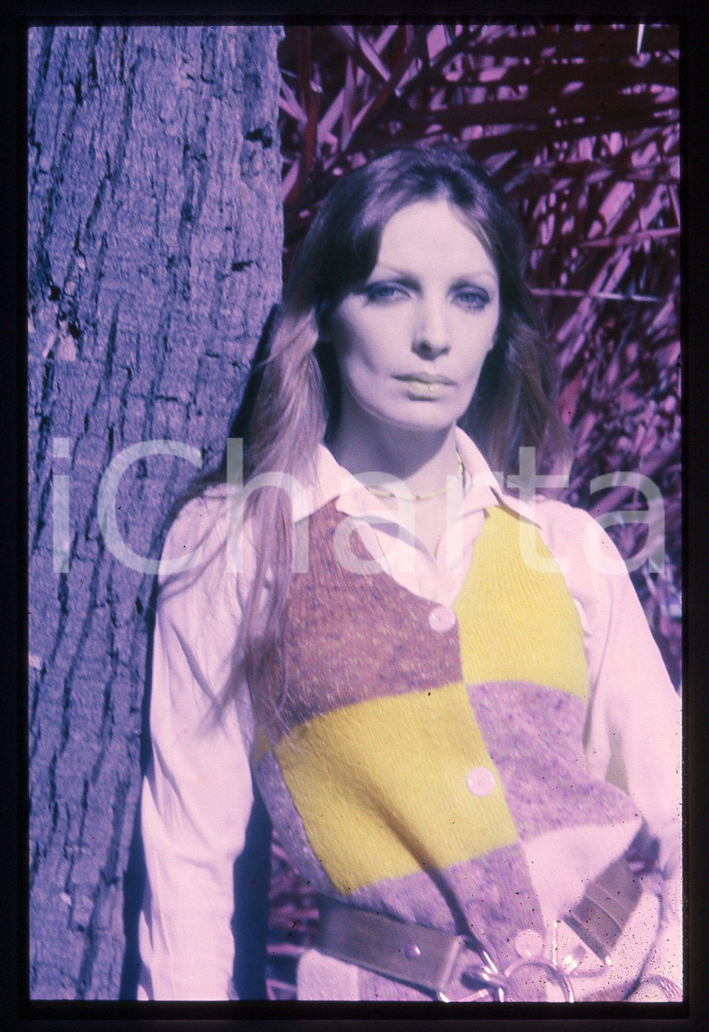 35mm vintage slide* 1975 ca MUSICA Marie LAFORÊT Ritratto della cantante (8)