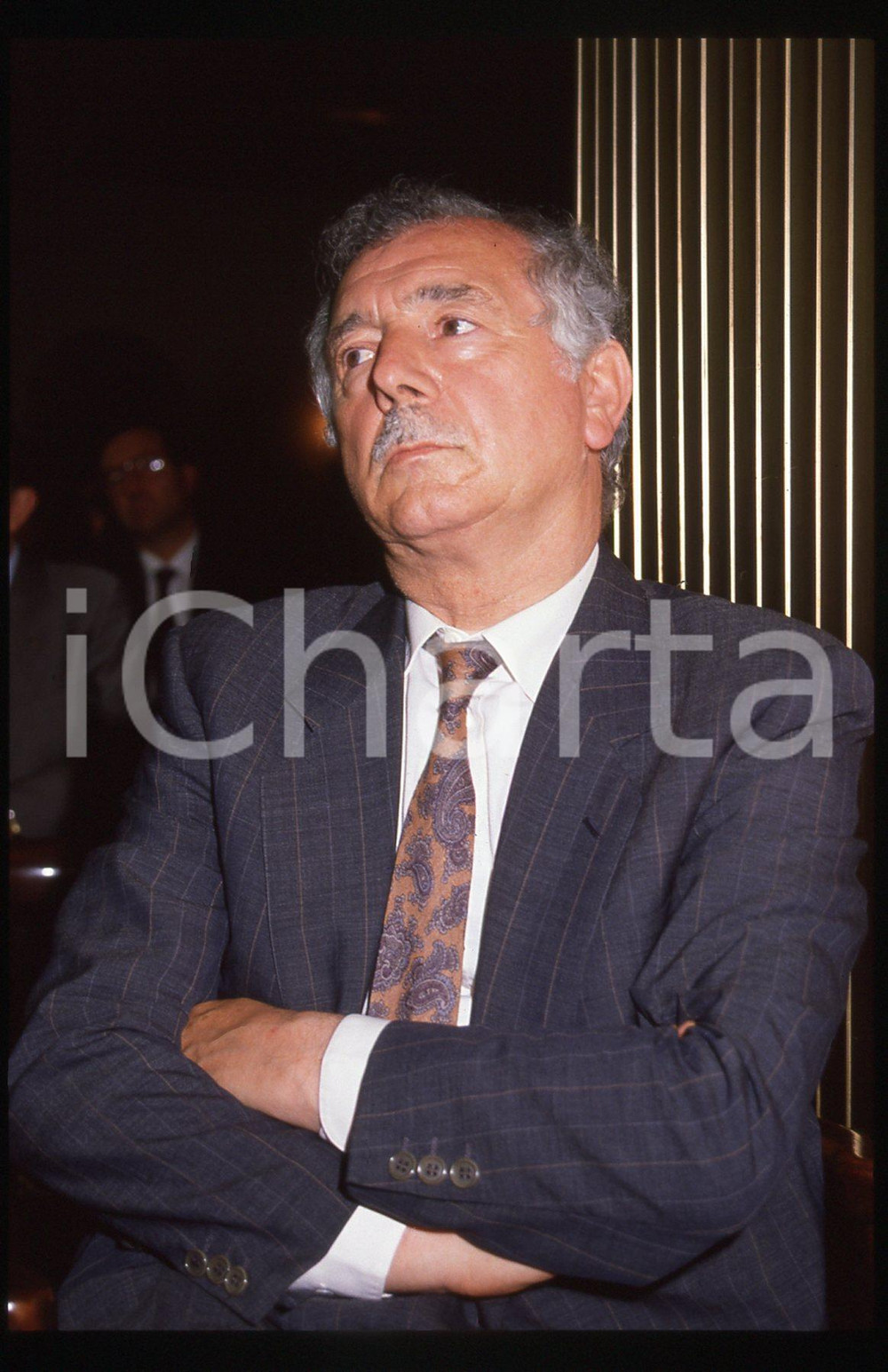 35mm vintage slide* 1990ca ITALIA Dante Oreste ORSENIGO Ritratto del deputato DC