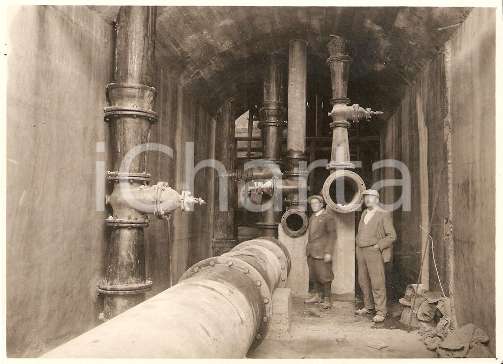Fotografia d'epoca originale 1939 FOGGIA Camera di manovra serbatoio di ZANZARA Foto 1