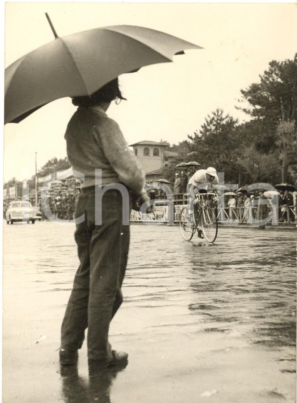 1957 CICLISMO GIRO D'ITALIA Michele GISMONDI nella prova cronometro *Foto