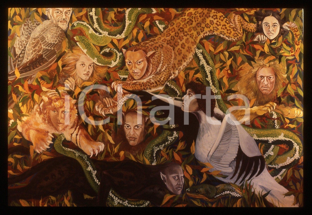 35mm vintage slide* 1990 ca MILANO - Paola BUZZI - Dipinto (4)