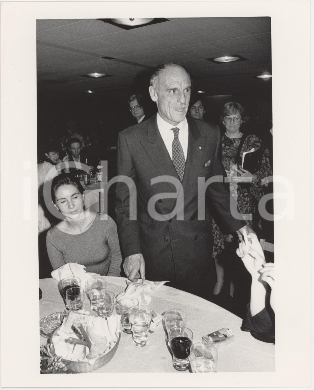 Fotografia d epoca originale 1987 ITALIA  COSTUME Philippe LEROY Silvia TORTORA Foto 20x25 cm 2 1