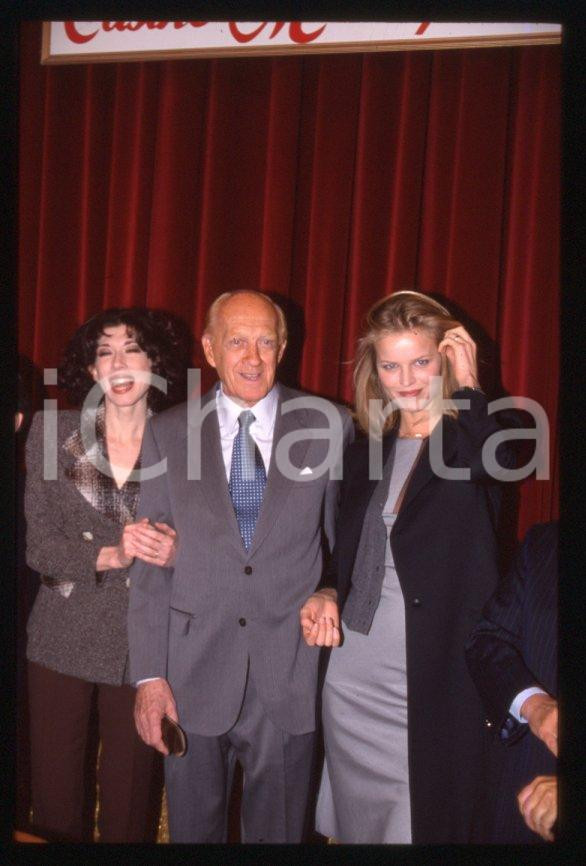 Fotografia d epoca originale 1998 SANREMO HERZIGOVA Raimondo VIANELLO Veronica PIVETTI 35mm vintage slide 25 1