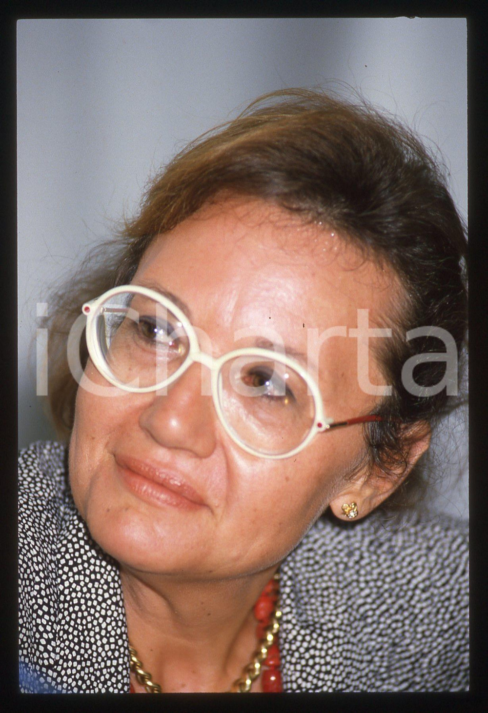 35mm vintage slide* 1988 ITALIA COSTUME Maria VENTURI Ritratto scrittrice (8) 