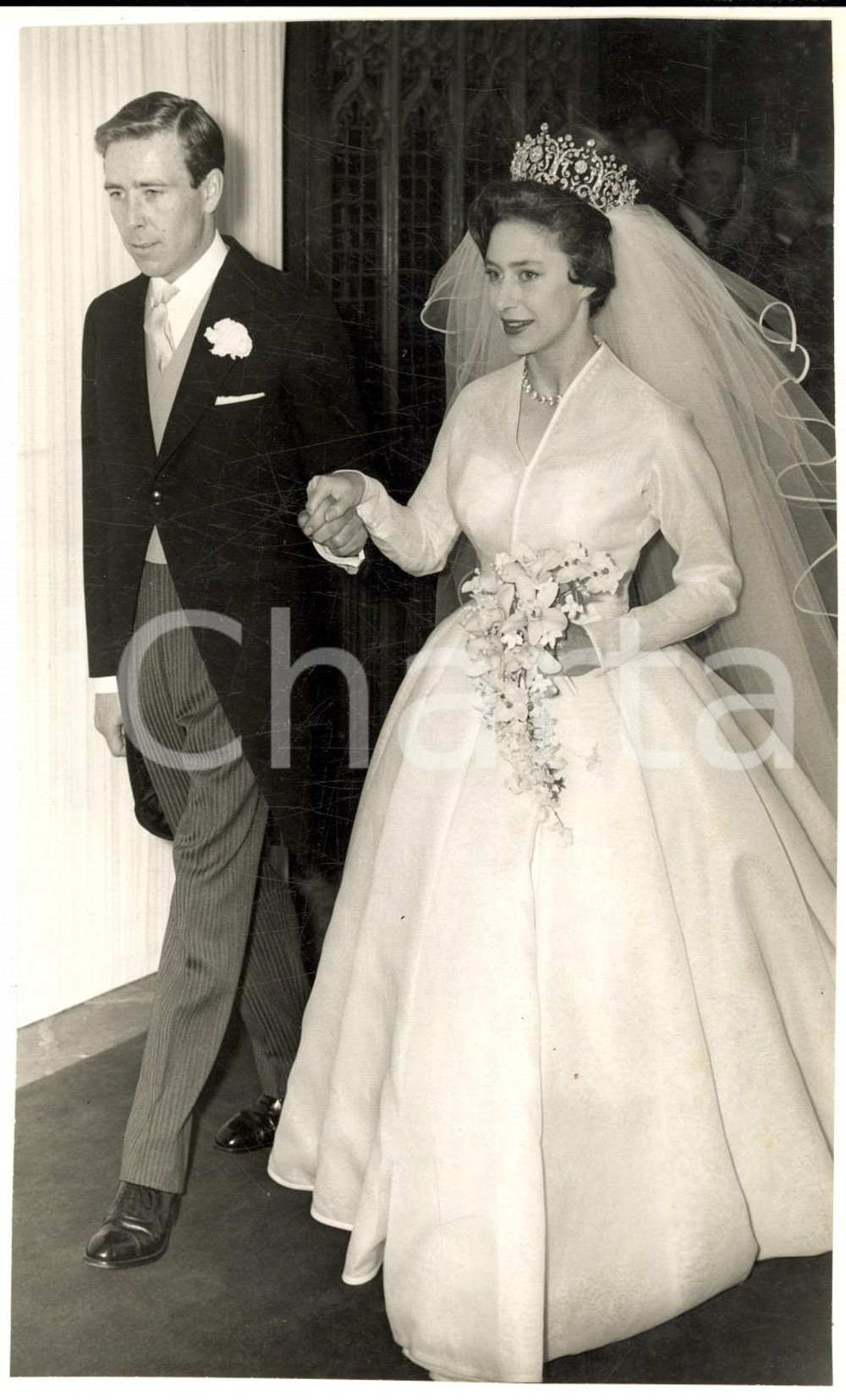 1960 LONDON Princess Margaret and Antony Armstrong-Jones - Wedding - Photo