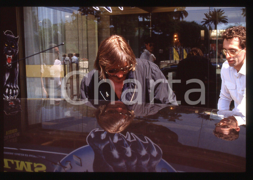 35mm vintage slide* 1989 CANNES Gérard DEPARDIEU Festival del cinema (7)