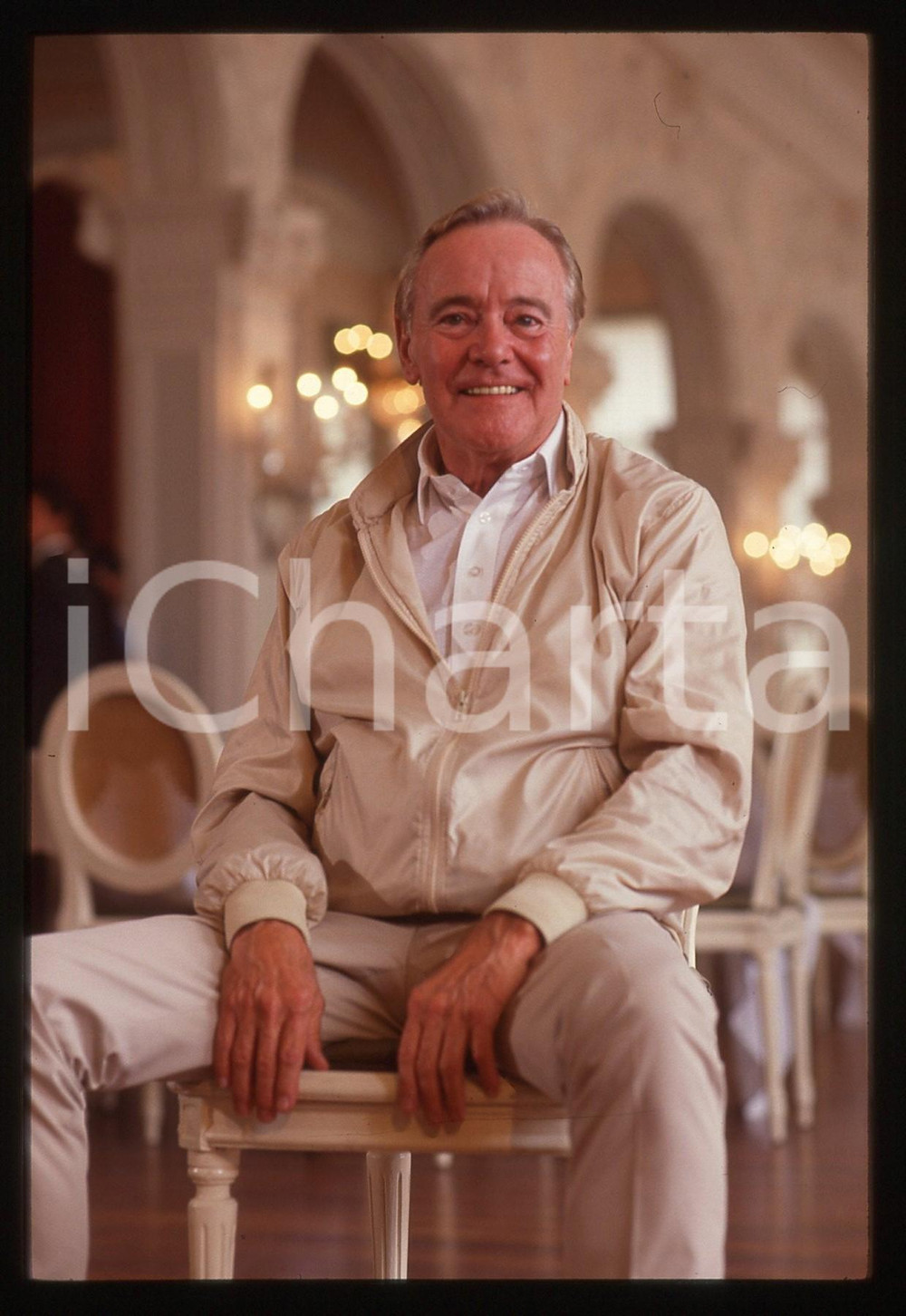 35mm vintage slide* 1992 FESTIVAL VENEZIA - Jack LEMMON (57)