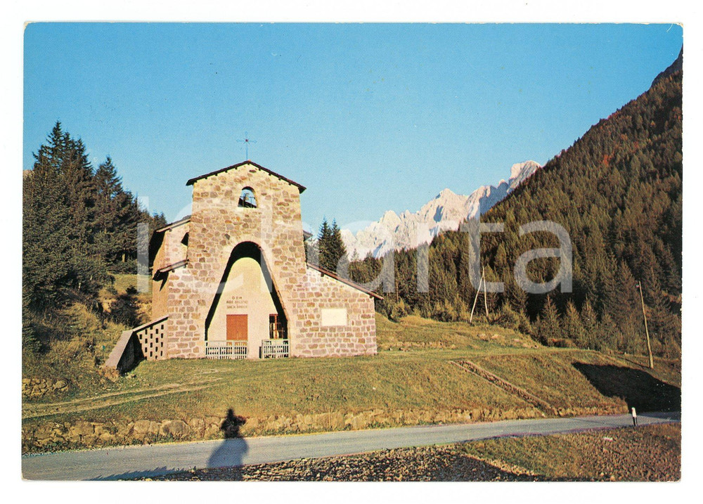 Cartolina originale da collezione 1978 SCHILPARIO (BG) Santa BARBARA Chiesetta dei Minatori *Cartolina FG VG 1