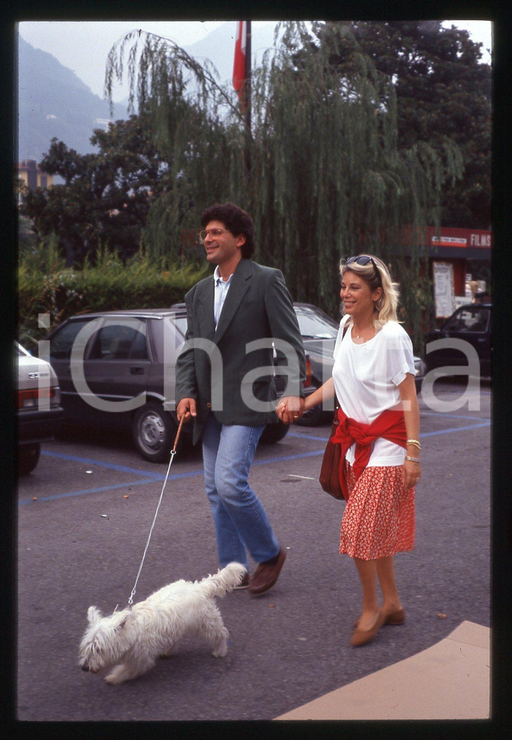 35mm vintage slide* 1990ca COSTUME Rita DALLA CHIESA Fabrizio FRIZZI Ritratto 1