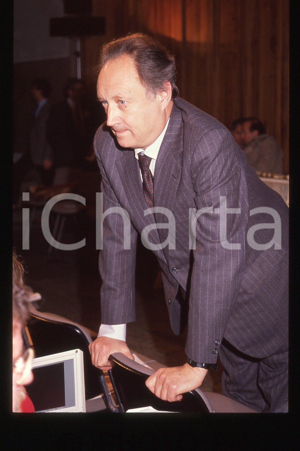 35mm vintage slide* 1995 ca MILANO - GERAZIMOV Director of PRAVDA (5)